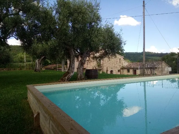 Stone House Immersed In The Spectacular Umbrian Hills
